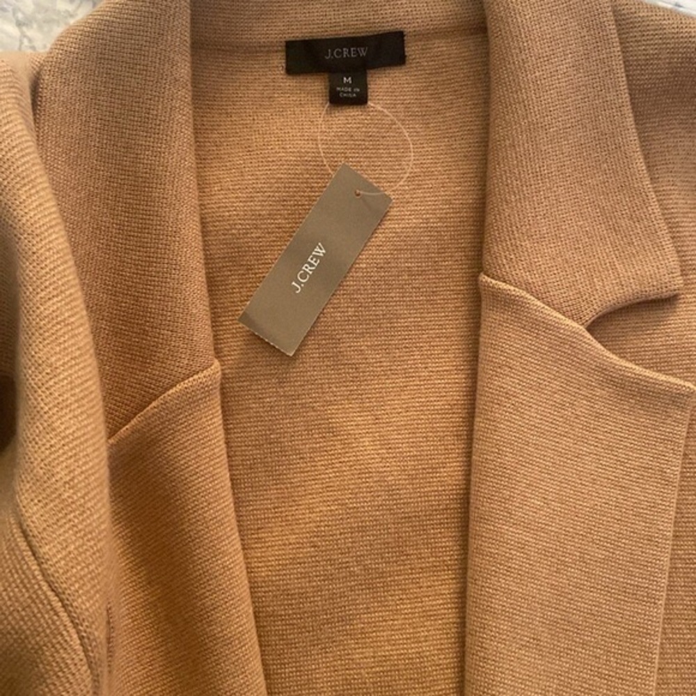 J.CREW Ella Open Front Long Sleeve Sweater Blazer NWT - Picture 10 of 10